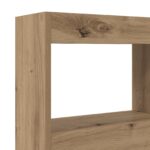 vidaXL Remeselné dubové čelo postele Remeselný dub Kompozitné drevo – Obrázok 9