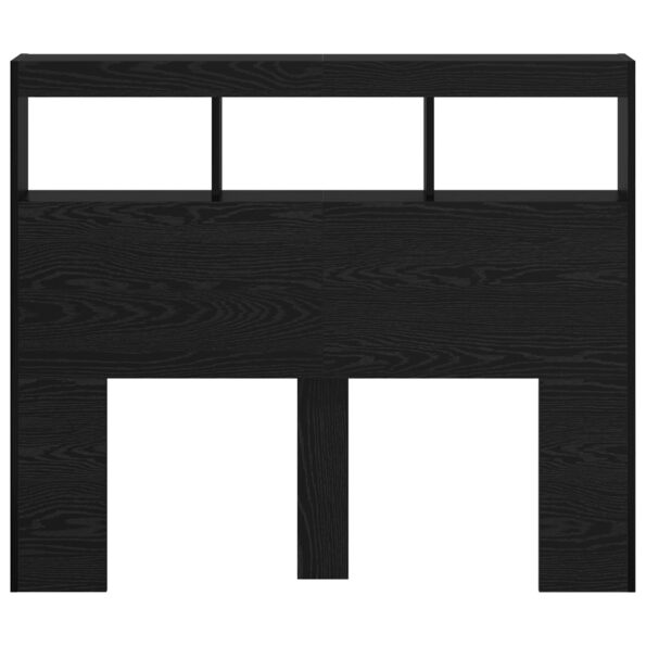 vidaXL čierna dubová čelní doska Čierna dubová Kompozitné drevo – Obrázok 6