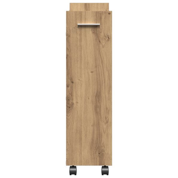 vidaXL Poschodová skriňa Artisan Oak 60x22x79 cm z inžinierskeho dreva – Obrázok 7