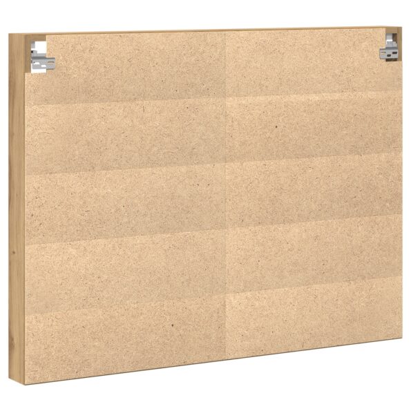 vidaXL Vitrína Kabinet Artisan Dub 100x8,5x75 cm Zložené drevo – Obrázok 5