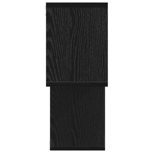 vidaXL Nástenná police Čierny dub 100x20x53 cm z MDF – Obrázok 6