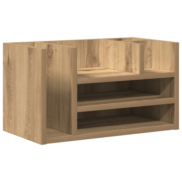 vidaXL Stojan na stôl Artisan Oak 44.5x24x25 cm Inžinierske drevo – Obrázok 2