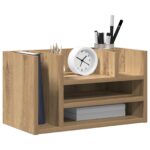 vidaXL Stojan na stôl Artisan Oak 44.5x24x25 cm Inžinierske drevo – Obrázok 3