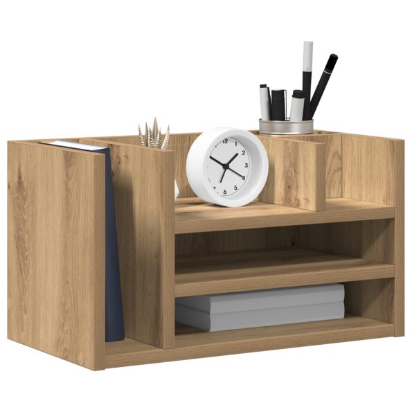 vidaXL Stojan na stôl Artisan Oak 44.5x24x25 cm Inžinierske drevo – Obrázok 3