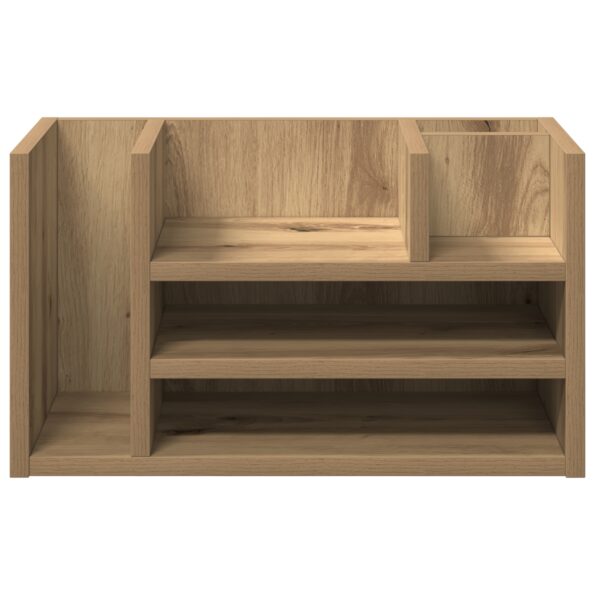 vidaXL Stojan na stôl Artisan Oak 44.5x24x25 cm Inžinierske drevo – Obrázok 5