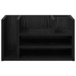 vidaXL organizér na stôl z čierneho dubu 44.5x24x25 cm z lamino dreva – Obrázok 5