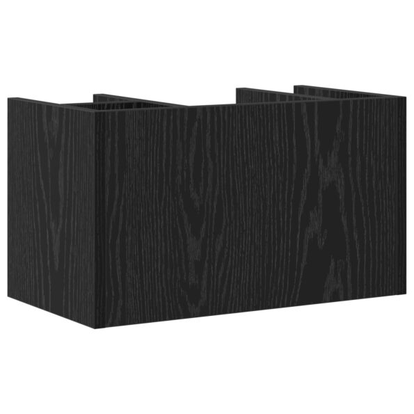 vidaXL organizér na stôl z čierneho dubu 44.5x24x25 cm z lamino dreva – Obrázok 7