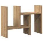 vidaXL Organizér na stôl Umelecká borovica 34.5x15.5x35.5 cm Drevo – Obrázok 7