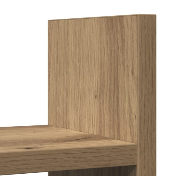 vidaXL Organizér na stôl Umelecká borovica 34.5x15.5x35.5 cm Drevo – Obrázok 8