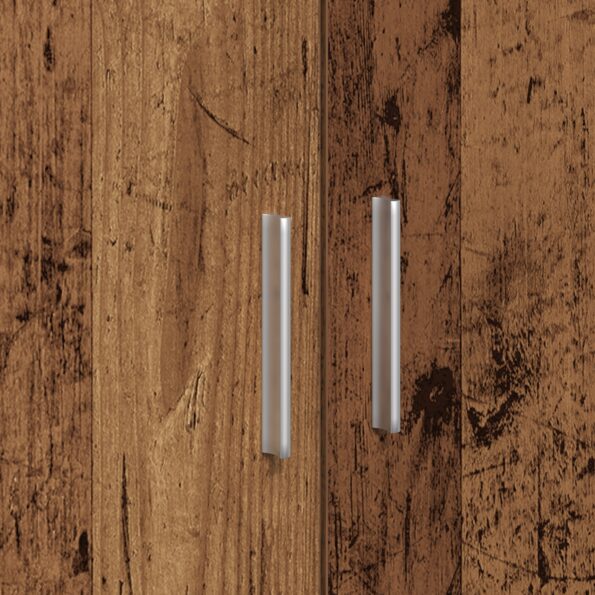 vidaXL Skriňa pod umývadlo Staré drevo 63x29x55 cm – Obrázok 12