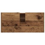 vidaXL Skriňa pod umývadlo Staré drevo 63x29x55 cm – Obrázok 9