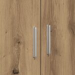 vidaXL Skrinka pod umývadlo Dub 90x29x55 cm Kompozitné drevo – Obrázok 12