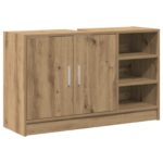 vidaXL Skrinka pod umývadlo Dub 90x29x55 cm Kompozitné drevo – Obrázok 2