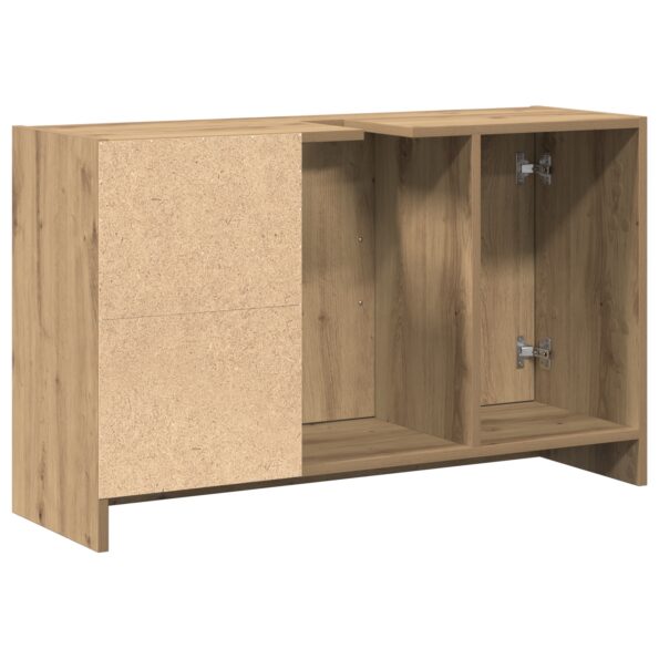 869210_8.jpg vidaXL Skrinka pod umývadlo Dub 90x29x55 cm Kompozitné drevo – Obrázok 8