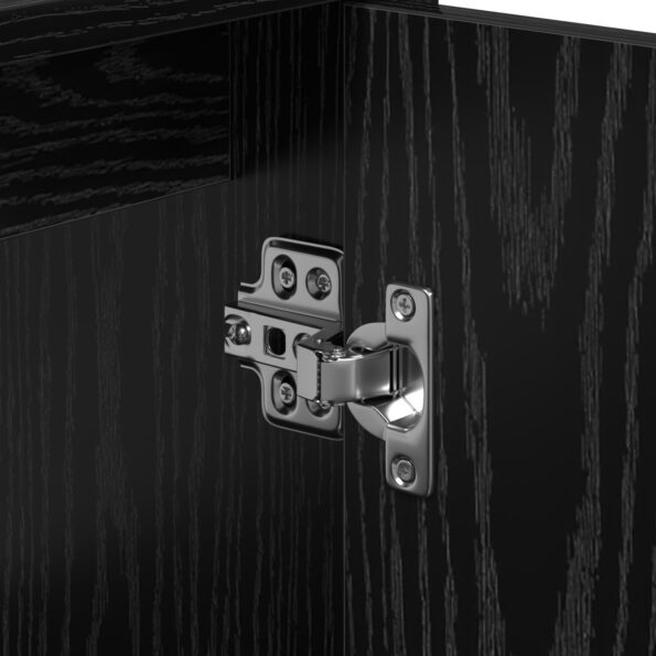 vidaXL Skriňa na umývadlo Čierny dub 63x29x55 cm Inžinierske drevo – Obrázok 11