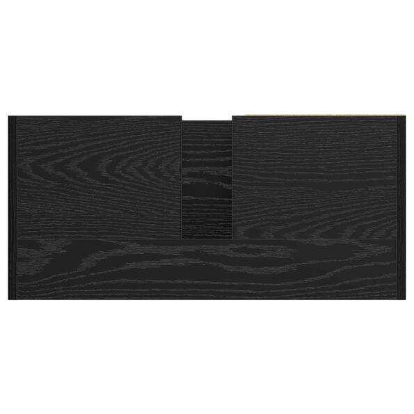 vidaXL Skriňa na umývadlo Čierny dub 63x29x55 cm Inžinierske drevo – Obrázok 9