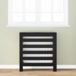 vidaXL Kryt na radiátor Čierny dub 78x20x82 cm Inžinierske drevo