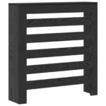 vidaXL Kryt na radiátor Čierny dub 78x20x82 cm Inžinierske drevo – Obrázok 2