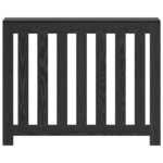 vidaXL Kryt radiátora čierny dub 104x20x82 cm MDF – Obrázok 4