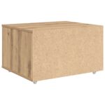 vidaXL Zásuvková skriňa Umelej dyhy Drevotriesková doska, Laminát Stredná – Obrázok 7