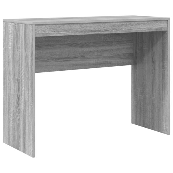vidaXL Počítačový stôl Sivý sonoma MDF 100 x 40 x 76 cm Jednoduchý – Obrázok 2