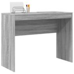 vidaXL Počítačový stôl Sivý sonoma MDF 100 x 40 x 76 cm Jednoduchý – Obrázok 3