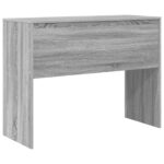 vidaXL Počítačový stôl Sivý sonoma MDF 100 x 40 x 76 cm Jednoduchý – Obrázok 6