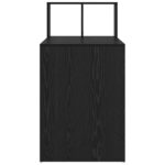 vidaXL písací stôl Čierny dub Drevotriesková doska Malý Úložný priestor – Obrázok 5