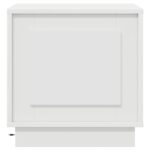 vidaXL Nočný stolík s LED osvetlením Biela 44x34,5x45 cm – Obrázok 6