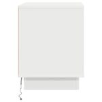 vidaXL Nočný stolík s LED osvetlením Biela 44x34,5x45 cm – Obrázok 7