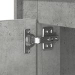 vidaXL Nočný stolík s LED osvetlením, betónová sivá, 44x34,5x45 cm – Obrázok 11