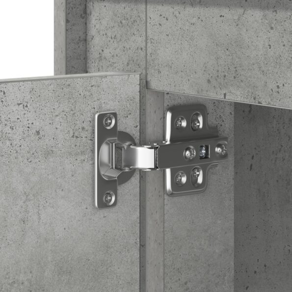 vidaXL Nočný stolík s LED osvetlením, betónová sivá, 44x34,5x45 cm – Obrázok 11