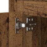 vidaXL Nočný stolík s LED svetlami Stará drevina 44x34,5x45 cm – Obrázok 11