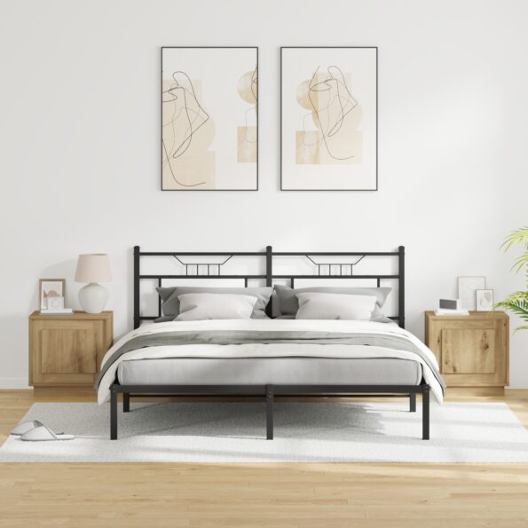 869577_5.jpg vidaXL Nočné Stolíky s LED Svetlami 2 ks Artisan Dub 44x34,5x45 cm – Obrázok 5