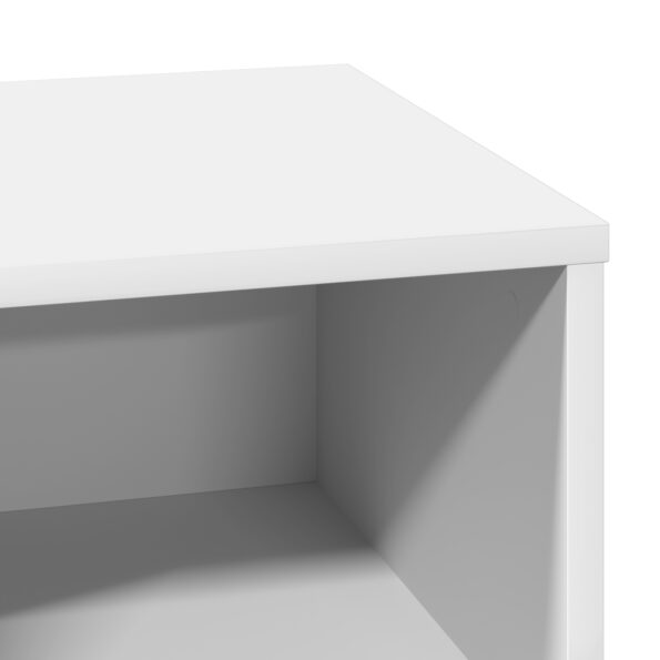 vidaXL Nočné stolíky s LED 2 ks Biela 50x34,5x50 cm – Obrázok 11