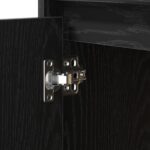 vidaXL Nočné stolíky s LED 2 ks Čierna Dub 50x34,5x50 cm – Obrázok 13