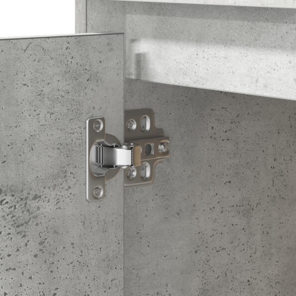 vidaXL Nočný stolík s LED betónová sivá 50x34.5x50 cm – Obrázok 11