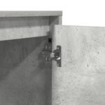 vidaXL Nočný stolík s LED svetlami Beton Sivý 39x34.5x50 cm – Obrázok 11