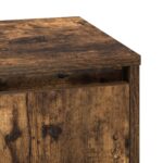 vidaXL Nočný stolík s LED svetlami Dymený dub 39x34,5x50 cm – Obrázok 9