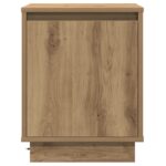 vidaXL Nočné stolíky s LED svetlami 2 ks Artisan Oak 39x34,5x50 cm – Obrázok 8
