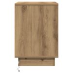vidaXL Nočné stolíky s LED svetlami 2 ks Artisan Oak 39x34,5x50 cm – Obrázok 9