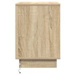 vidaXL Nočný stolík s LED svetlami Sonoma dub 39x34.5x50 cm – Obrázok 7