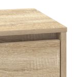 vidaXL Nočné stolíky s LED svetlami 2 ks Sonoma dub 39x34.5x50 cm – Obrázok 11