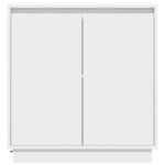 vidaXL LED nočný stolík bielej farby - 71x34,5x75 cm, kompozitné drevo – Obrázok 7