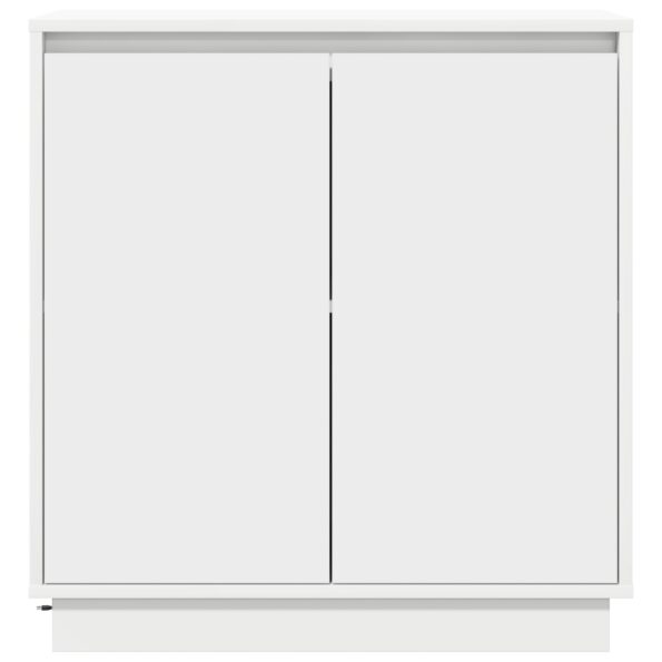 vidaXL LED nočný stolík bielej farby - 71x34,5x75 cm, kompozitné drevo – Obrázok 7