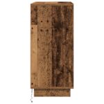 vidaXL Komoda s LED - Ošúchané drevo 71x34,5x75 cm, Zostavené drevo – Obrázok 8