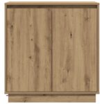 vidaXL Komoda s LED osvetlením, dubový vzhľad, 71x34,5x75 cm, z inžinierskeho dreva – Obrázok 7