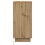 vidaXL Komoda s LED osvetlením, dubový vzhľad, 71x34,5x75 cm, z inžinierskeho dreva – Obrázok 8