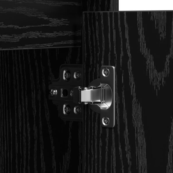 vidaXL Komoda s LED Čierny Dub 71x34,5x75 cm Kompozitné drevo – Obrázok 11