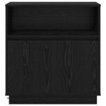 vidaXL Komoda s LED Čierny Dub 71x34,5x75 cm Kompozitné drevo – Obrázok 7